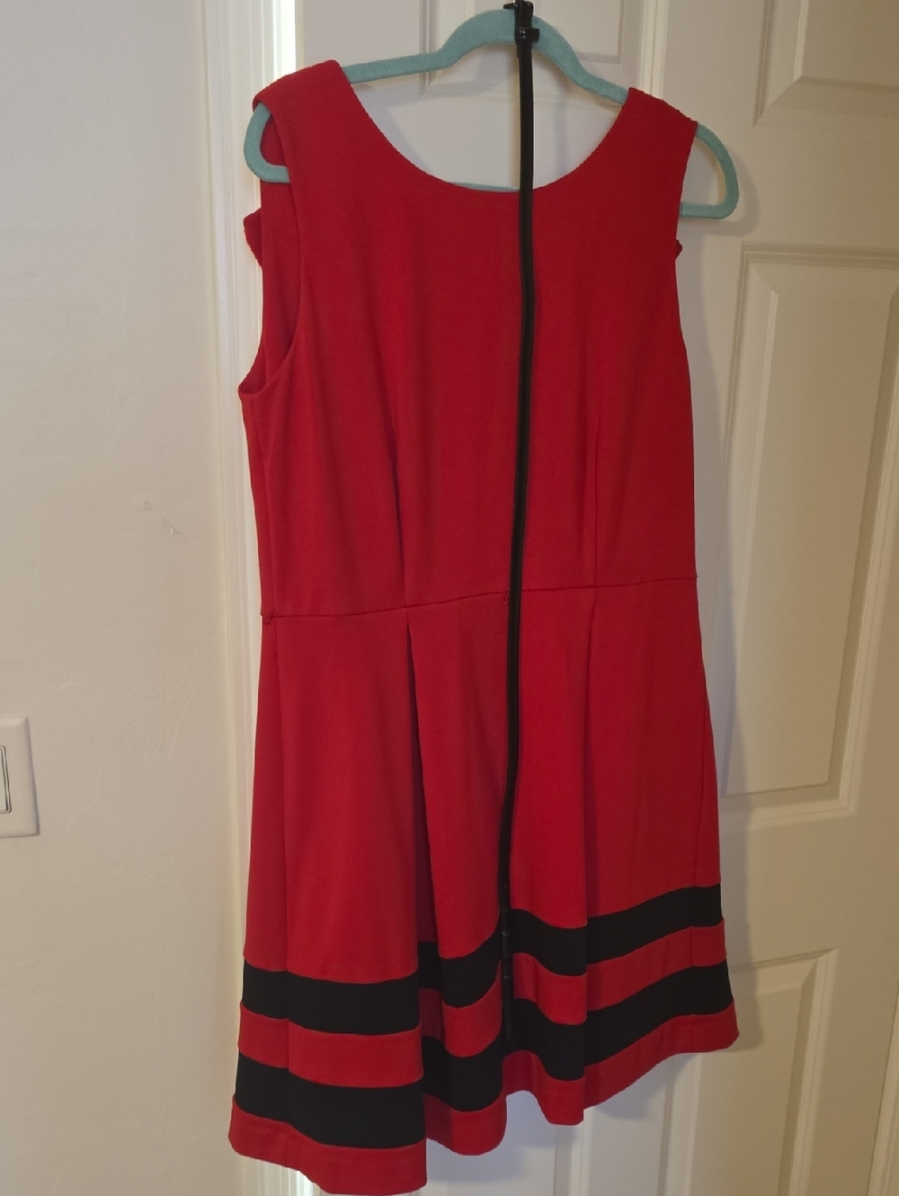 Calvin Klein Red Sleeveless Dress